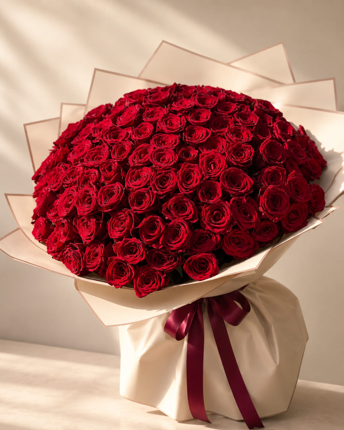 Bouquet de roses luxueux livré à Rabat au Maroc